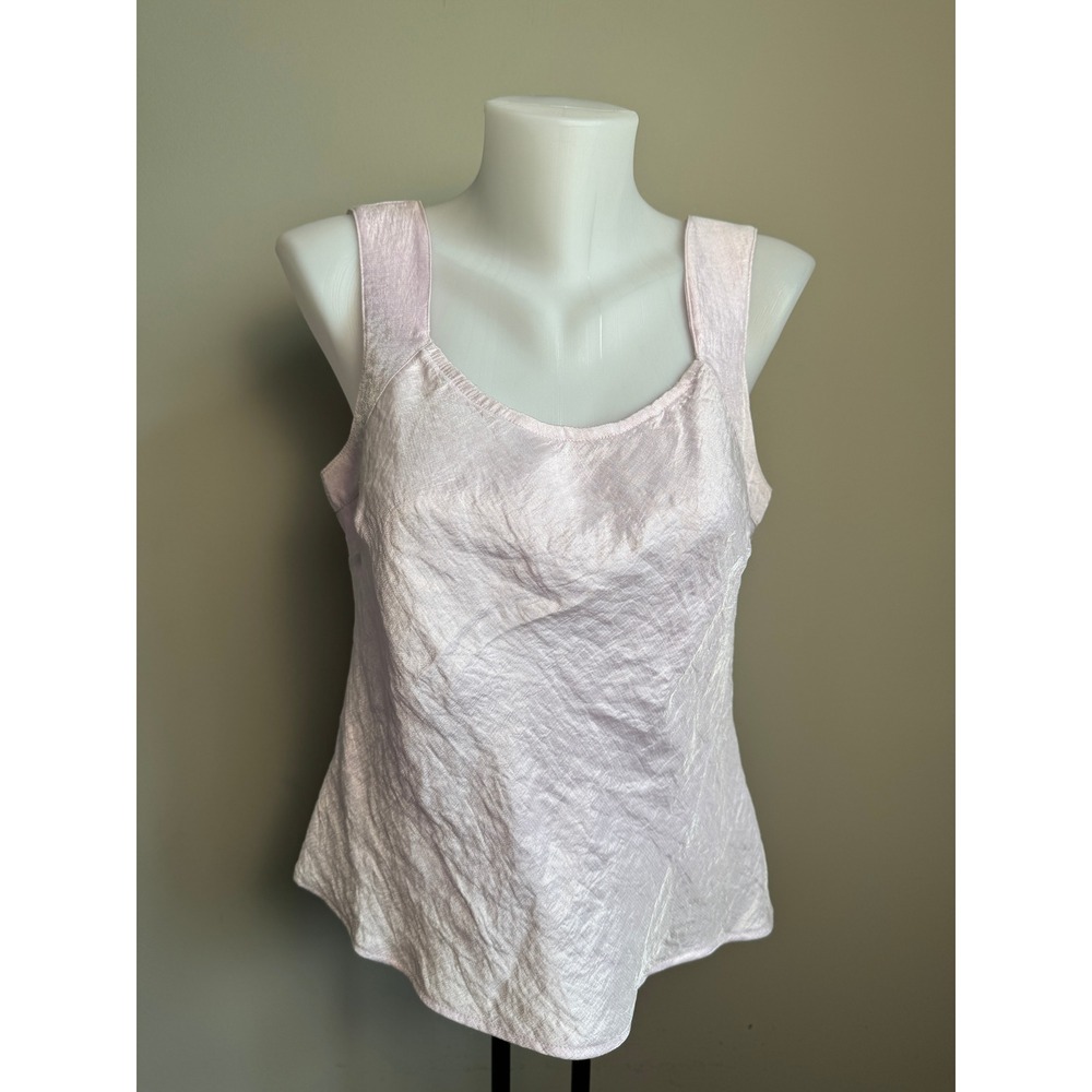 Bellessa Sleeveless Shimmer Tank Top Lilac Size 8 Coquette Fairycore 90s Y2K